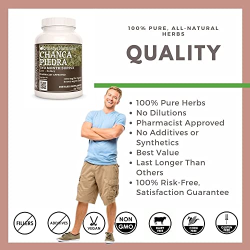 Etiqueta suplemento chanca piedra Remedy's Nutrition 60 cápsulas