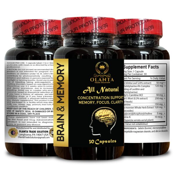 Suplemento OLANTA TRADE SOLUTION para salud cognitiva y energía