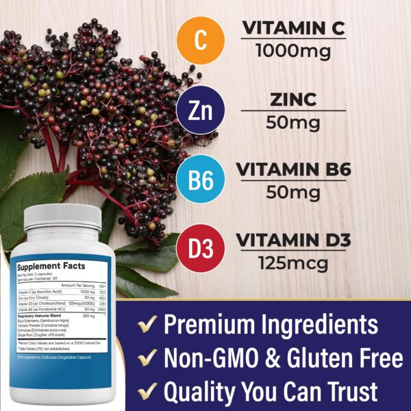 Version 1.0.0 Etiqueta del suplemento inmunológico NEW AGE con zinc