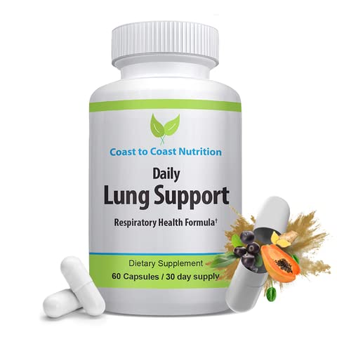 Etiqueta suplemento pulmonar Coast to Coast Nutrition