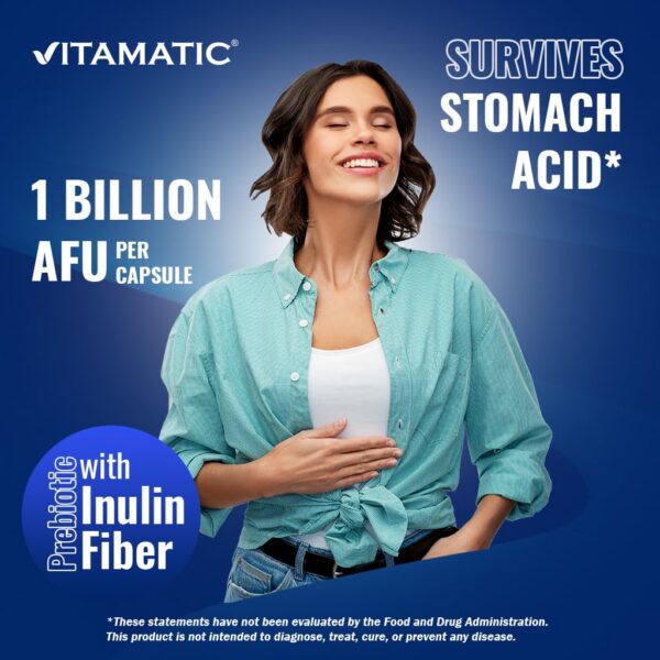 Version 1.0.0 Etiqueta suplemento Vitamatic Akkermansia para intestino saludable