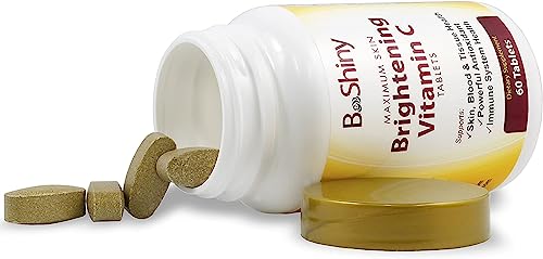 Etiqueta suplemento vitamina c BeShiny para piel