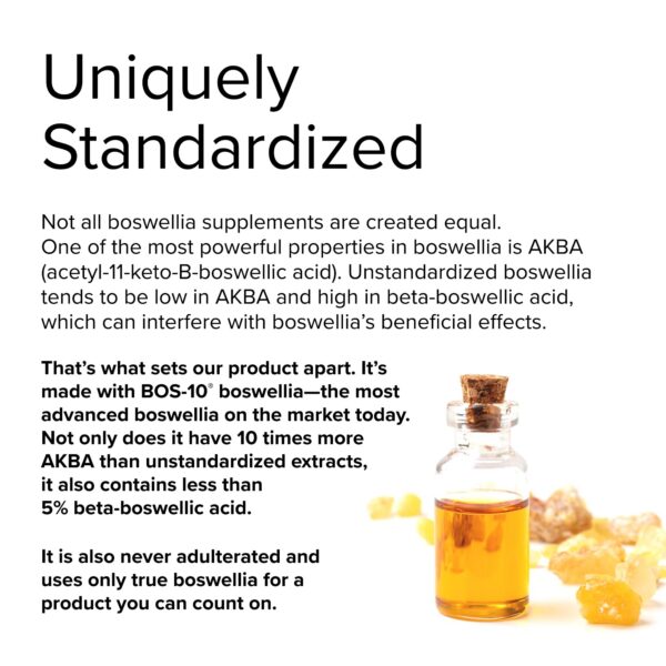 Etiqueta Terry Naturally Boswellia Plus suplemento para articulaciones