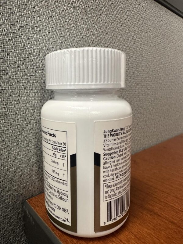 etiqueta trasera suplemento jungkwanjang detox hígado