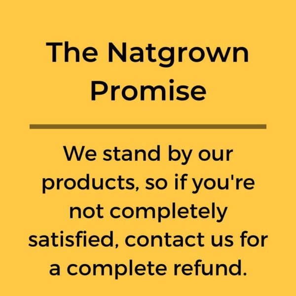 Etiqueta trasera suplemento Natgrown Maca raíz orgánica