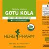 Extracto de alta potencia certificado Herb Pharm Gotu Kola