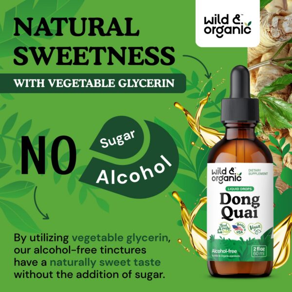 Extracto de rama de Angelica Sinensis para mujeres en gotas líquidas