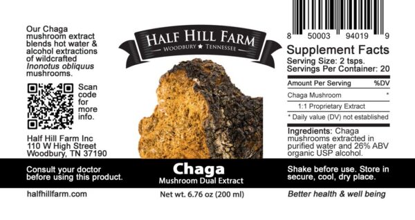 Version 1.0.0 Extracto Dual de Chaga - Uso en Té o Café