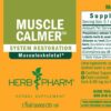 Extracto herbal certificado fórmula Muscle Calmer Herb Pharm