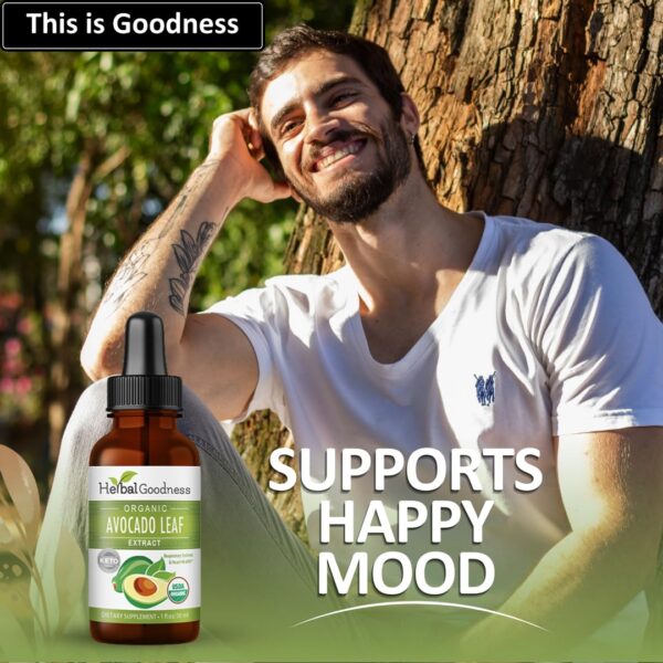 Extracto de hoja de aguacate para bienestar y fibra natural