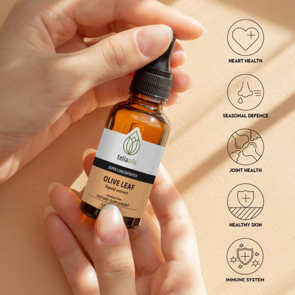Extracto hoja de olivo antioxidante Teliaoils 60ml líquido