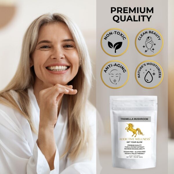 Extracto de hongo Tremella chuanji marca Addictive Wellness