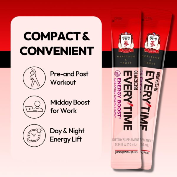 Extracto líquido de ginseng Panax coreano en sticks