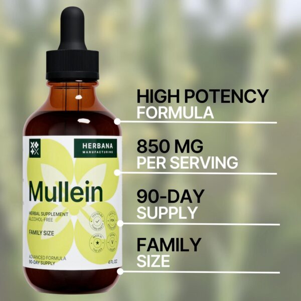 Extracto líquido de gordolobo etiqueta con instrucciones de uso