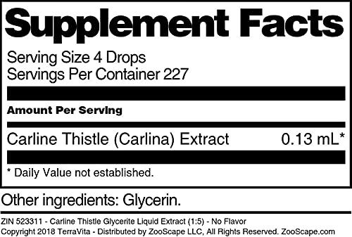 Extracto líquido natural Cardo Carlino sin sabor