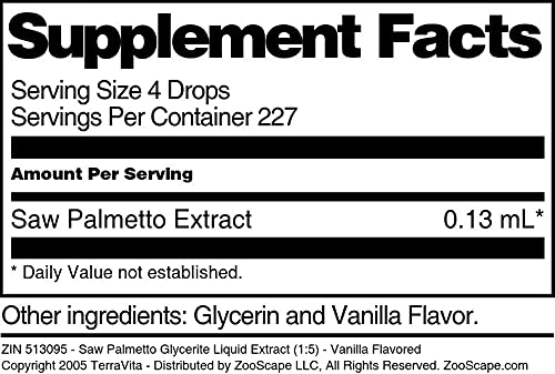 Extracto líquido natural herbal TerraVita para bienestar