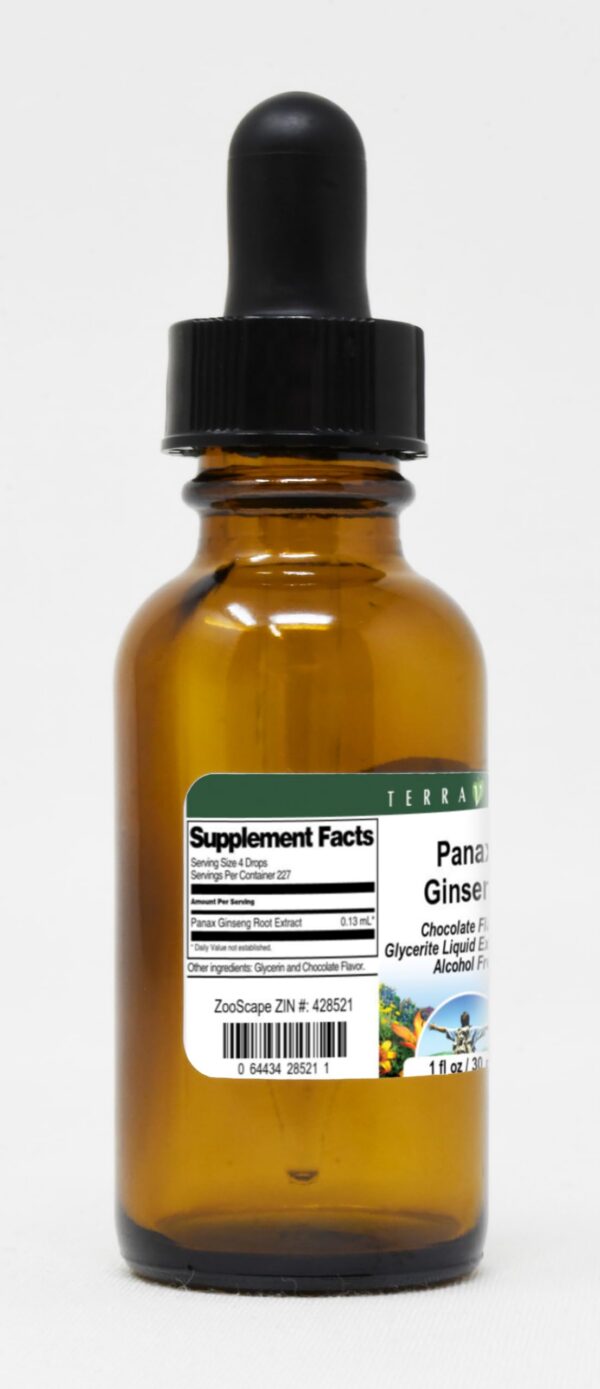 Extracto líquido Panax Ginseng sabor chocolate TerraVita