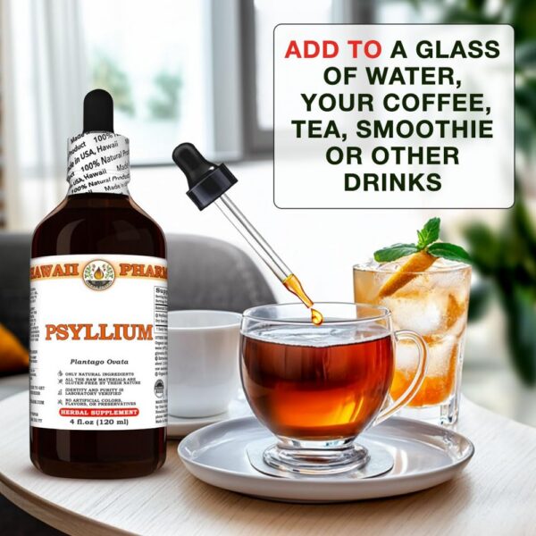 Version 1.0.0 Extracto líquido psyllium de calidad hecho en EE.UU.