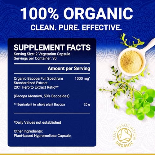 Extracto natural de Bacopa para estilo de vida saludable