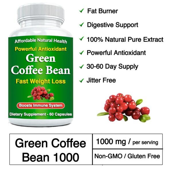 Extracto natural café verde 50% ácido clorogénico