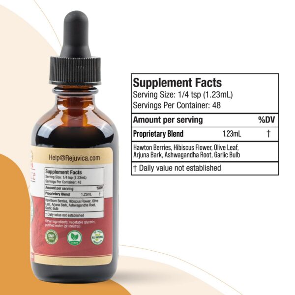 Envase CardioVance con dosificador y tapa segura