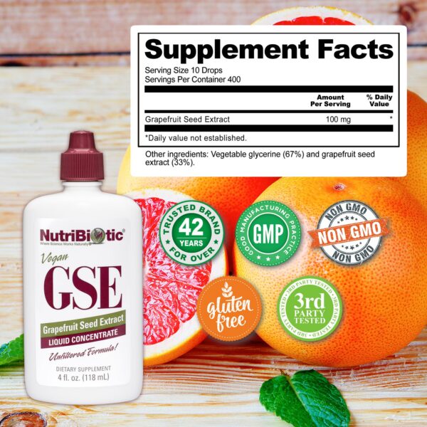 Extracto natural semilla pomelo NutriBiotic líquido concentrado