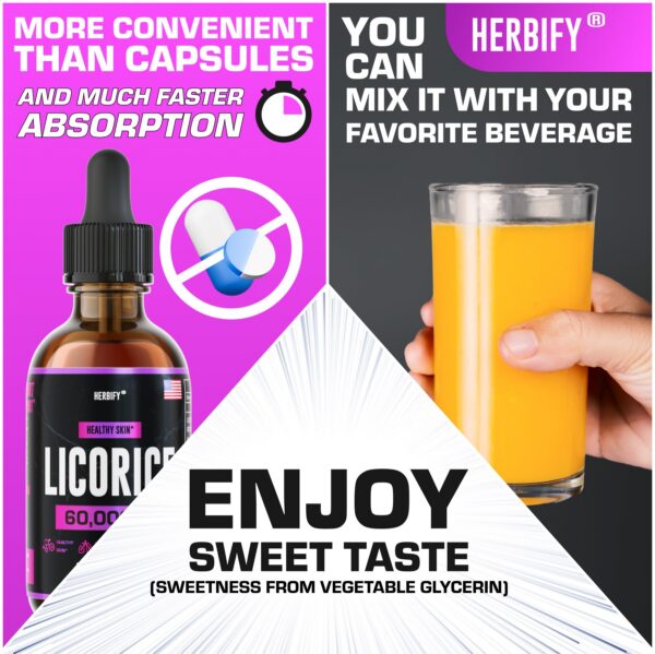 Extracto perfumé raíz de regaliz HERBIFY USA