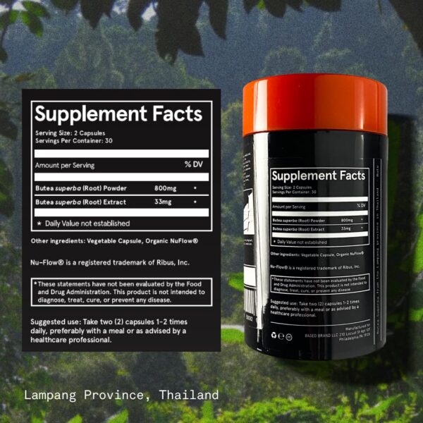 Extracto potente Butea Superba para energía vitalidad masculina