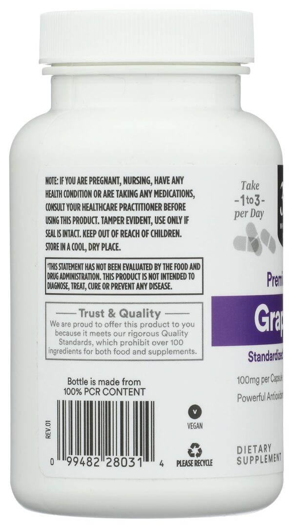 Extracto de semilla de uva Whole Foods Market 120 cápsulas