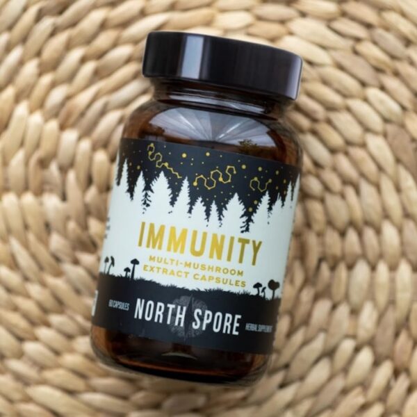 Extractos 100% de cuerpos fructíferos en cápsulas North Spore