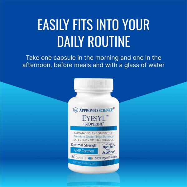 Empaque EyeSyl packaging 180 cápsulas