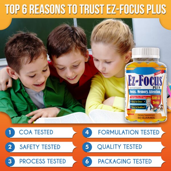 Etiqueta Ez-Focus Omega 3 niños