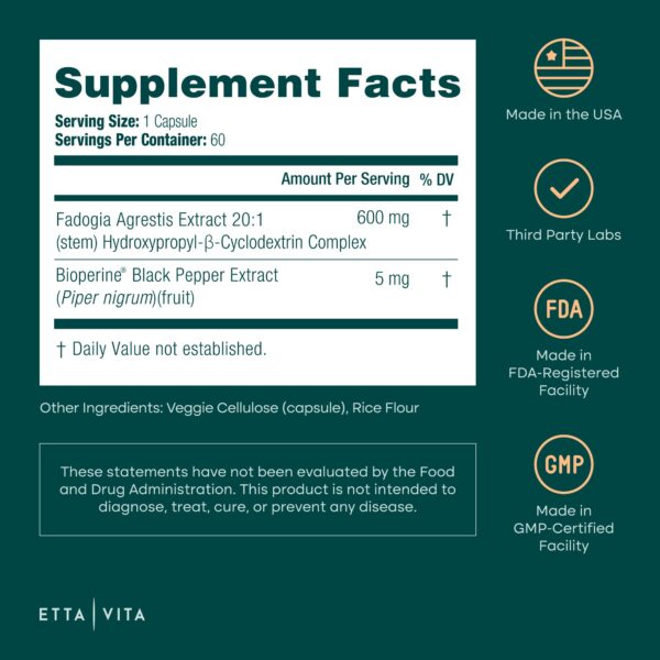 Frente del envase y cápsulas