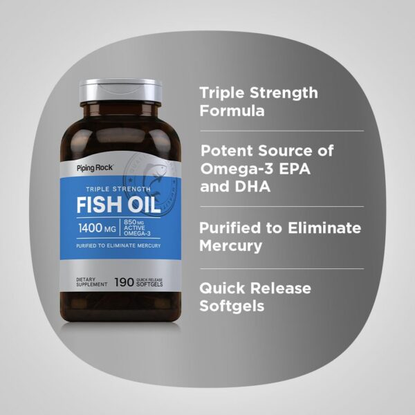 Familia de productos omega-3 en estante