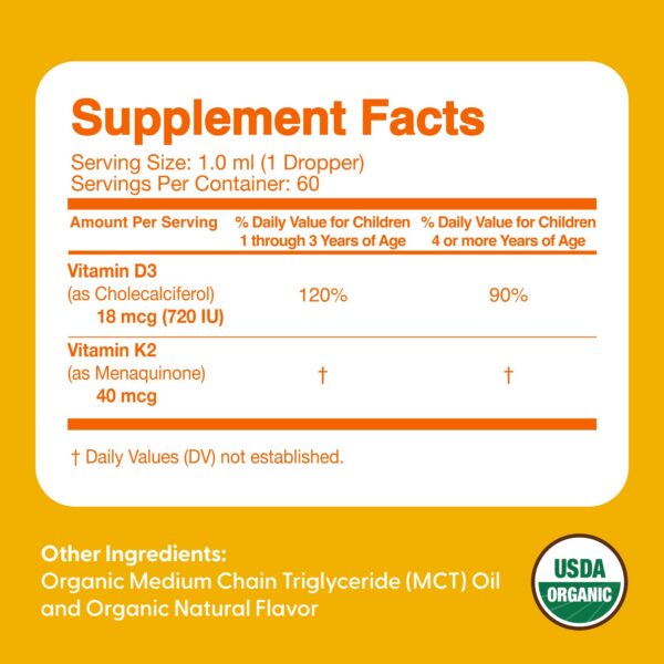 Gotas líquidas Vitaminas Feel Great en uso para niños