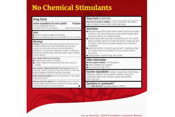 Cápsulas Fibercon terapia para regularidad digestiva