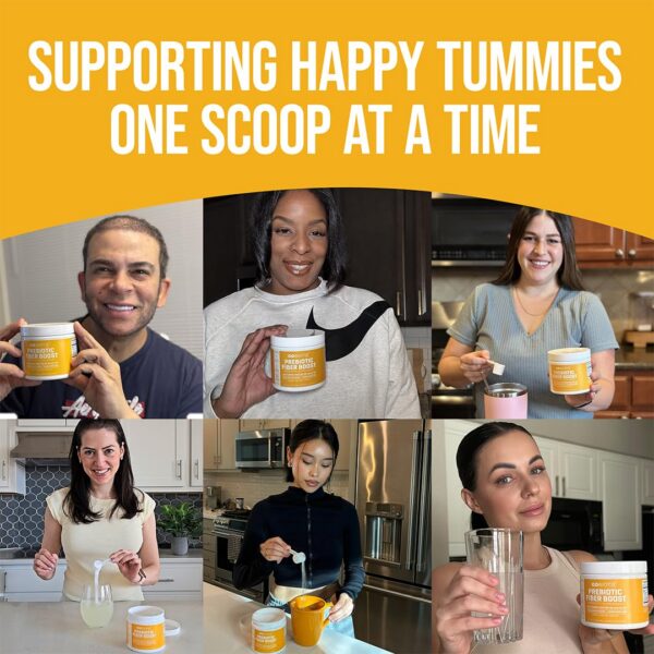 Polvo de fibra prebiótica GOBIOTIX para dieta keto y vegana