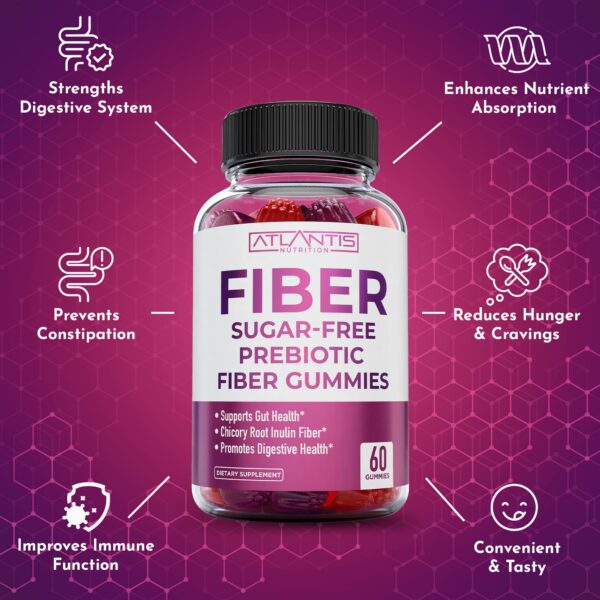 Fibra prebiótica con probióticos para bienestar intestinal