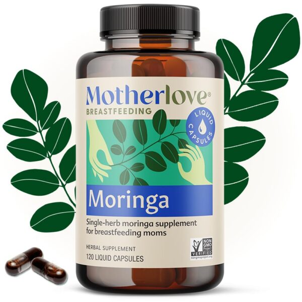 Finalmente cápsulas de moringa Motherlove para apoyar lactancia