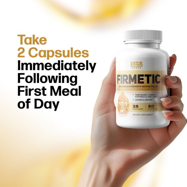 Etiqueta detallada del frasco Firmetic