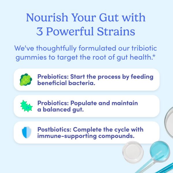 First Day gummies bajas en azúcar para flora vaginal saludable