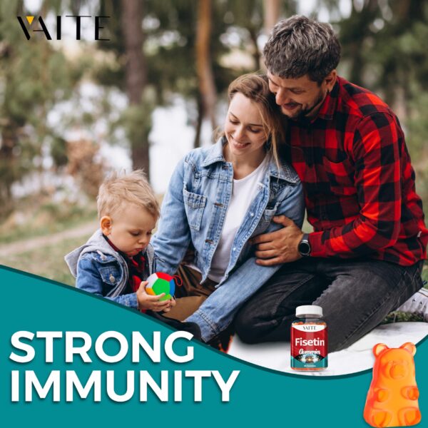 Version 1.0.0 Fisetin VAITE gomitas etiqueta frontal