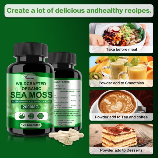 Etiqueta frontal Fleamart Irish Sea Moss