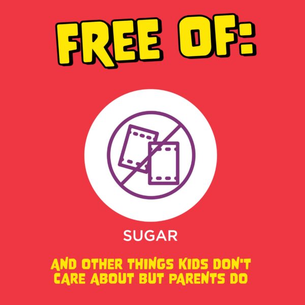 Sabores naranja, cereza, uva y durazno/piña