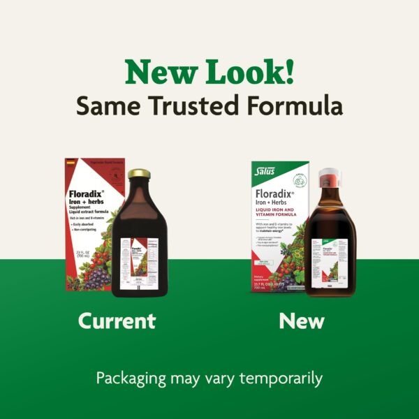 Paquete Floradix con ambas botellas