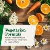 Detalle de la etiqueta con información nutricional