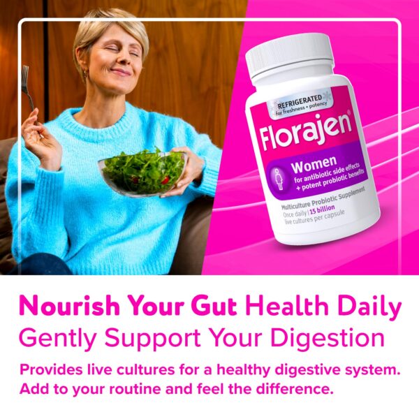 Información nutricional Florajen probióticos mujer