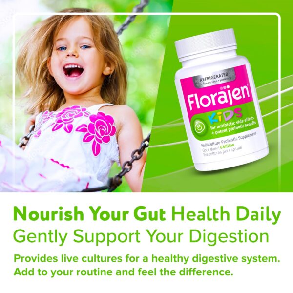 Florajen Niños probiótico para tránsito intestinal saludable