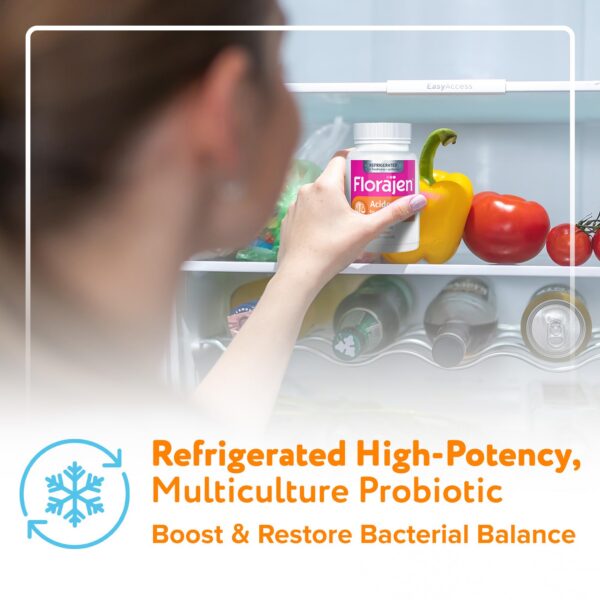 Florajen cápsulas con alta concentración de bacterias beneficiosas