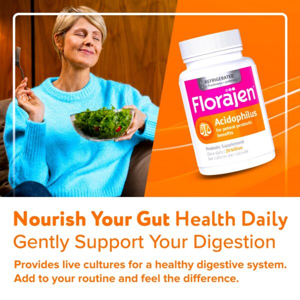 Probióticos Florajen con garantía Cold Chain para máxima potencia